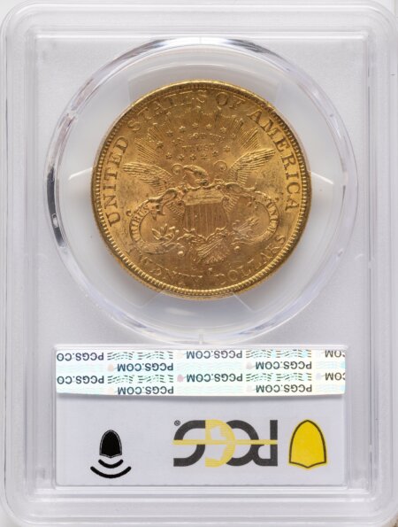 1889-S $20 62 PCGS