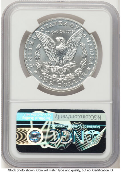 2021-S S$1 Morgan Dollar, MS ER Morgan Label 70 NGC
