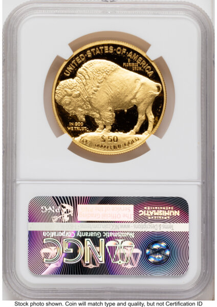 2017-W Proof Gold Buffalo 1 oz Ed Moy 70 NGC
