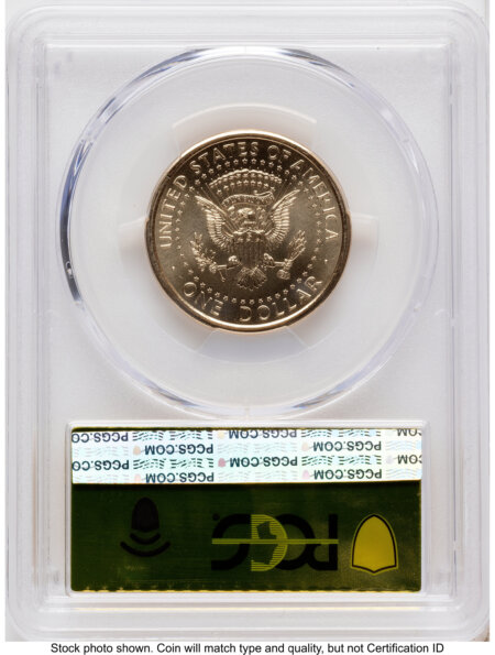 2026 Semiquincentennial President Donald J. Trump $1 (Privy Mark) FDI Gold Foil 66 PCGS