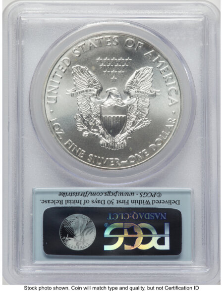 2015-(W) Silver Eagle FS Flag 70 PCGS