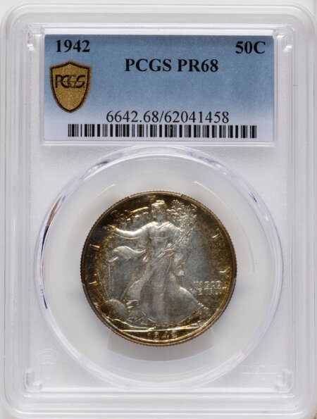 1942 50C PCGS Secure 68 PCGS