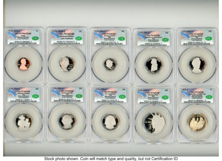 2026 10 Coin Semiquincentennial Clad Proof Set Advanced Delivery Louis Palafoutas 70 CACG