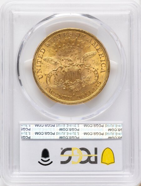1877-S $20 62 PCGS