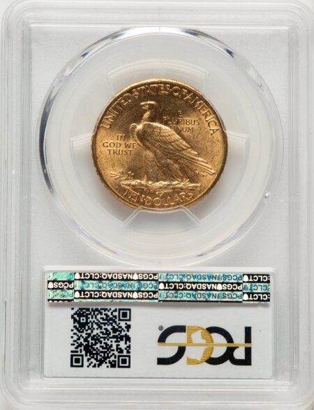 1915-S $10 Blue Gradient 62 PCGS