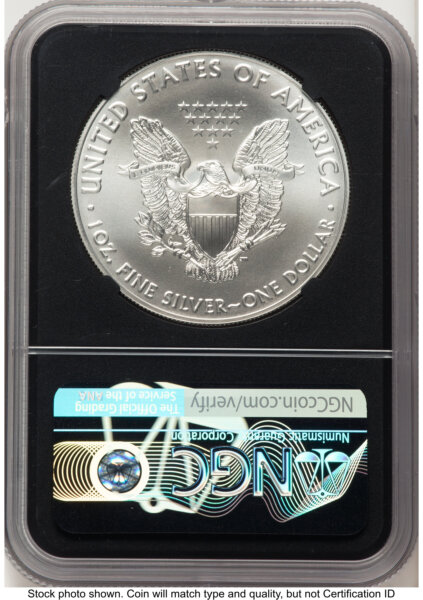 2021 Silver Eagle Type 1 FDR Ed Moy Mint Director's Series Blk Core 70 NGC