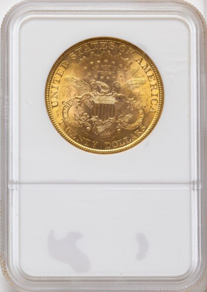 1896 $20 Brown Label 62 NGC