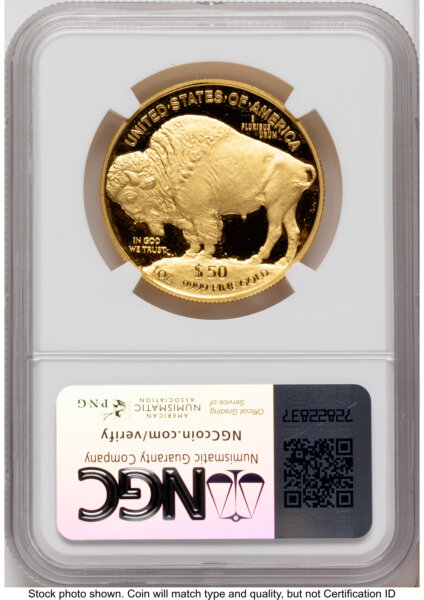 2023-W Proof Gold Buffalo 1 oz Kenneth Bressett Red Book 70 NGC
