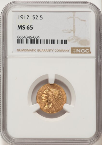 1912 $2 1/2 65 NGC