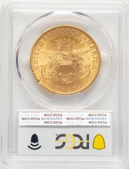 1899 $20 Blue Gradient 63 PCGS