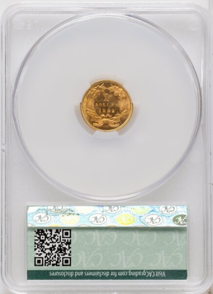 1882 G$1 68 CACG