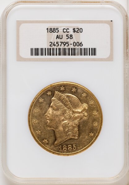1885-CC $20 58 NGC