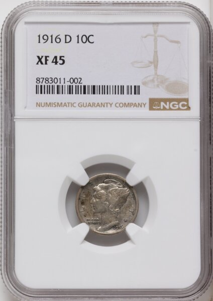 1916-D 10C 45 NGC