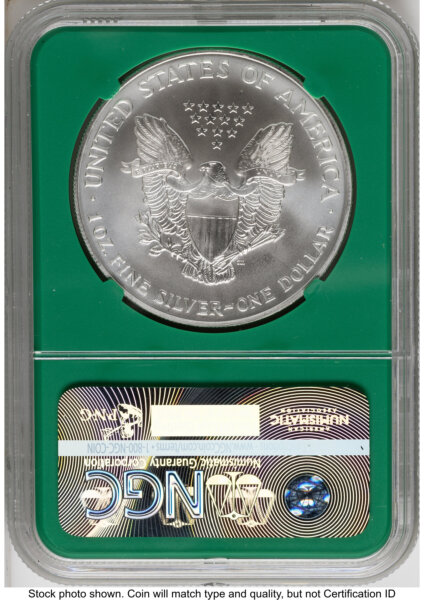 2001 Silver Eagle Monster Box From US Mint Sealed Box Green Core Label 70 NGC