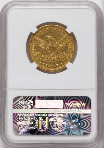 1851-O $10 53 NGC