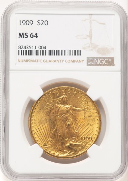 1909 $20 64 NGC