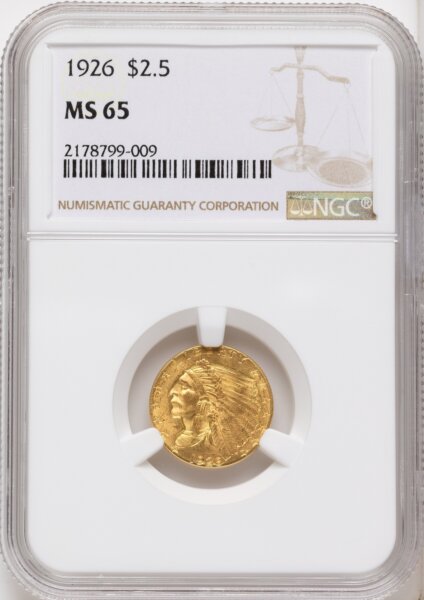 1926 $2 1/2 65 NGC