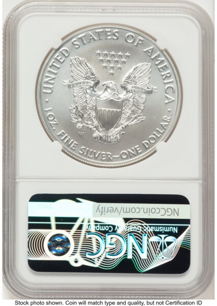 2019-W Burnished Silver Eagle 1 oz Mike Castle 70 NGC