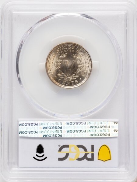 1907 5C PCGS Secure 66 PCGS