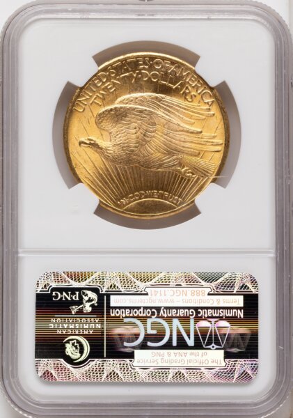 1924 $20 Saint 66 NGC