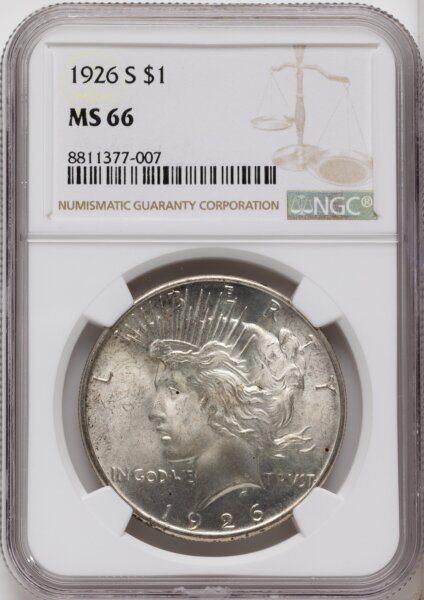 1926-S S$1 66 NGC