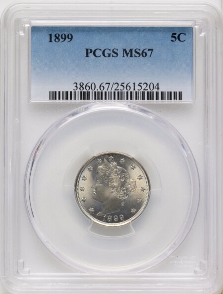1899 5C 67 PCGS