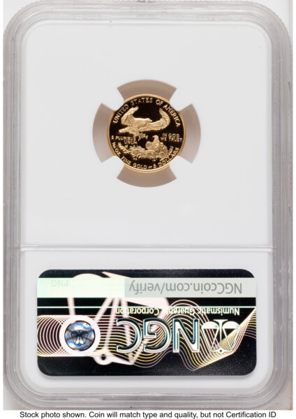 1995-W Proof Gold Eagle 1.85 oz Mike Castle 70 NGC
