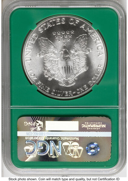 1987 Silver Eagle Monster Box From US Mint Sealed Box Green Core Label 70 NGC