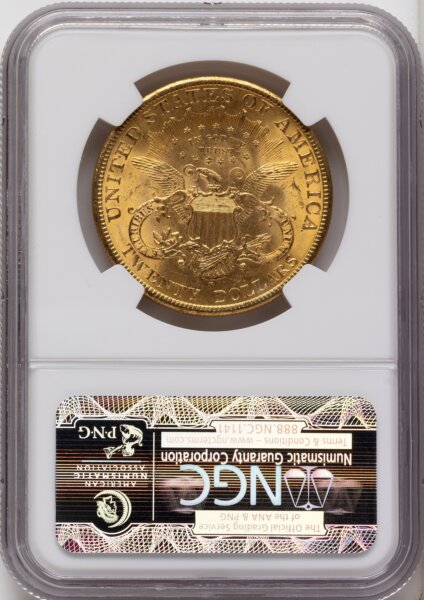 1895-S $20 62 NGC