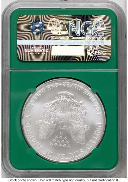 2005 Silver Eagle Monster Box From US Mint Sealed Box Green Core Label 70 NGC