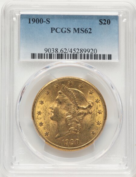 1900-S $20 62 PCGS