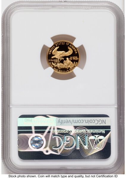 2003-W Proof Gold Eagle 1.85 oz Mike Castle 70 NGC