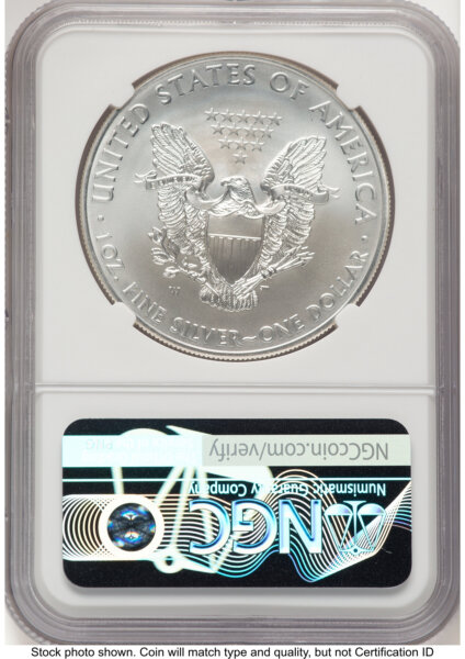 2011-W Burnished Silver Eagle 1 oz Mike Castle 70 NGC