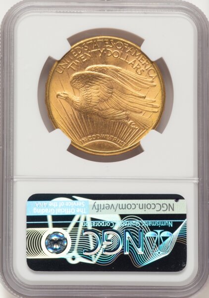 1910-D $20 66 NGC