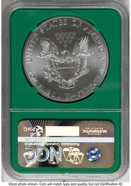 2012 Silver Eagle Monster Box From US Mint Sealed Box Green Core Label 70 NGC