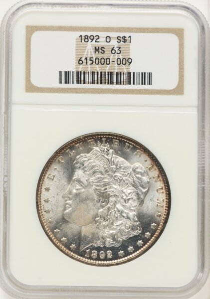 1892-O S$1 63 NGC
