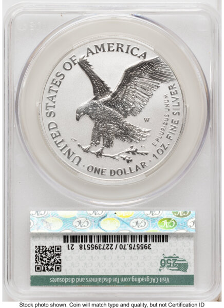 2026-W Enhanced Silver Eagle 1 oz Advanced Delivery Ron Drzewucki America 250 70 CACG