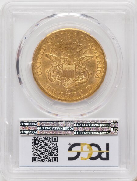 1859-S $20 50 PCGS
