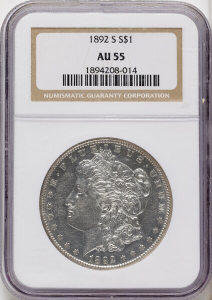 1892-S S$1 55 NGC