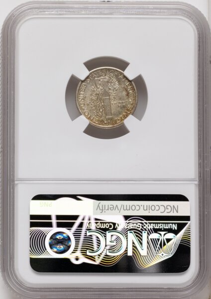 1917-D 10C, FB 62 NGC