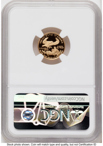 2000-W Proof Gold Eagle 1.85 oz Mike Castle 70 NGC