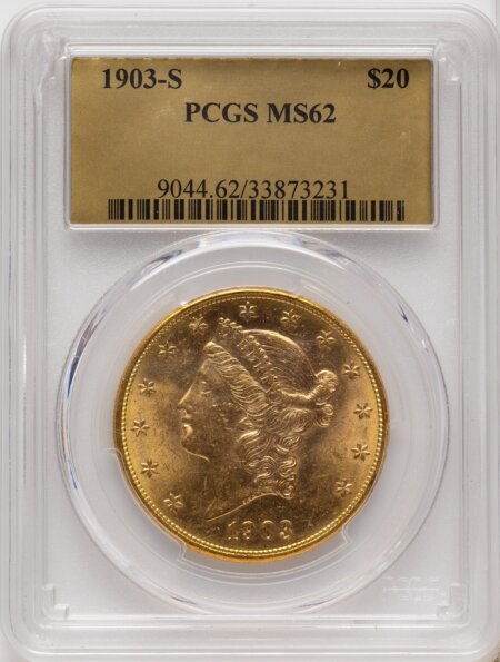 1903-S $20 62 PCGS
