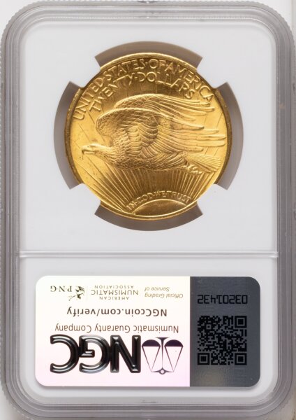 1924 $20 Saint 67 NGC