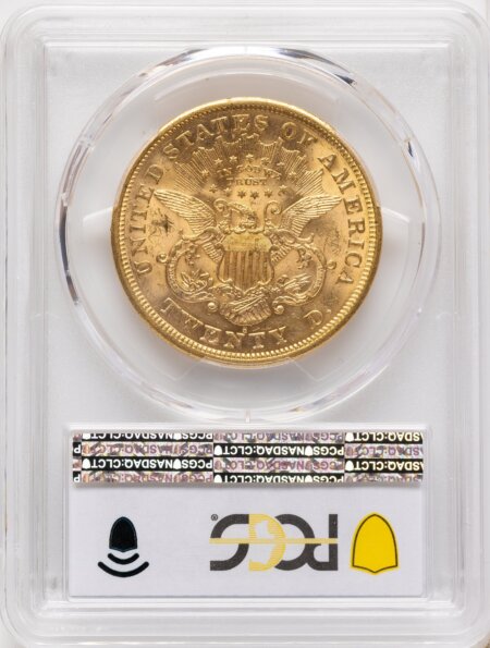 1873-S $20 Closed 3 62 PCGS