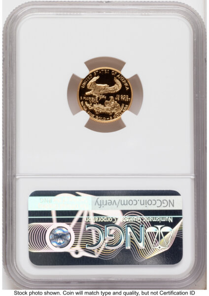 1997-W Proof Gold Eagle 1.85 oz Mike Castle 70 NGC