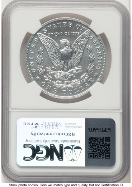 2021-D S$1 Morgan Dollar, MS Morgan Label 70 NGC