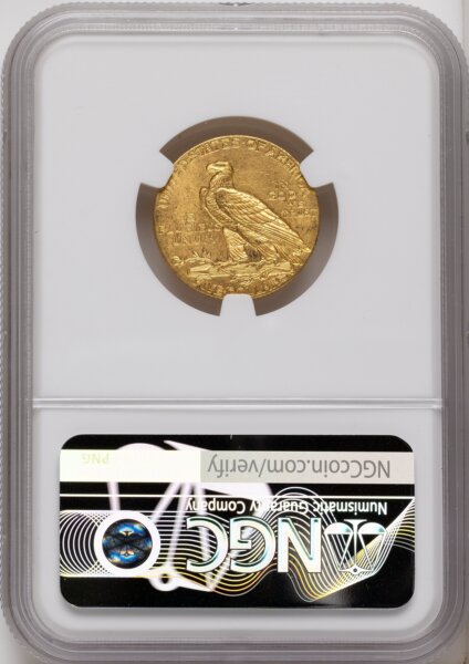 1908 $5 Indian, MS 64 NGC