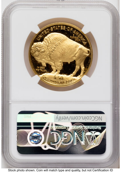 2019-W Proof Gold Buffalo 1 oz FDI Mike Castle Denver 70 NGC