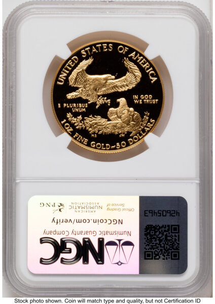 1986-W Proof Gold Eagle 1 oz Thomas Uram 70 NGC