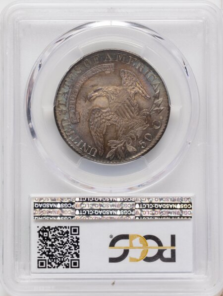 1827 50C Square Base 2, MS CAC PCGS Secure 66 PCGS